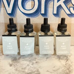 Four Bath & Body Works White T-Shirt Wallflowers Refills